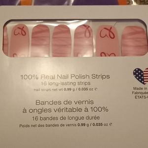 Choose hope color street nail strips pink